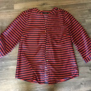 The Limited stripe button down shirt